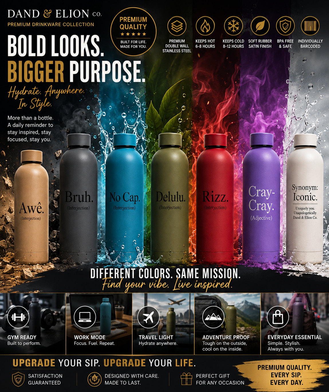 Dand & Elion Drinkware