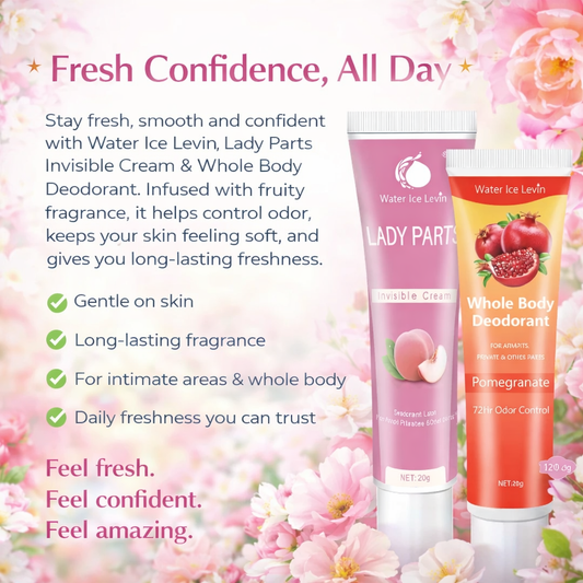 Full Body Deodorizing Creme 2 pcs